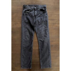 Levi's Premium 505 Regular Fit Performance Cool Men's Jeans 34 Waist Faded Black